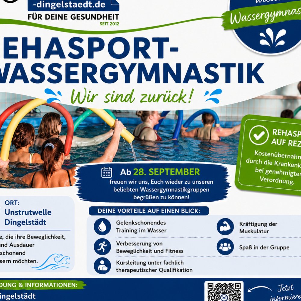 Endlich wieder Wassergymnastik 