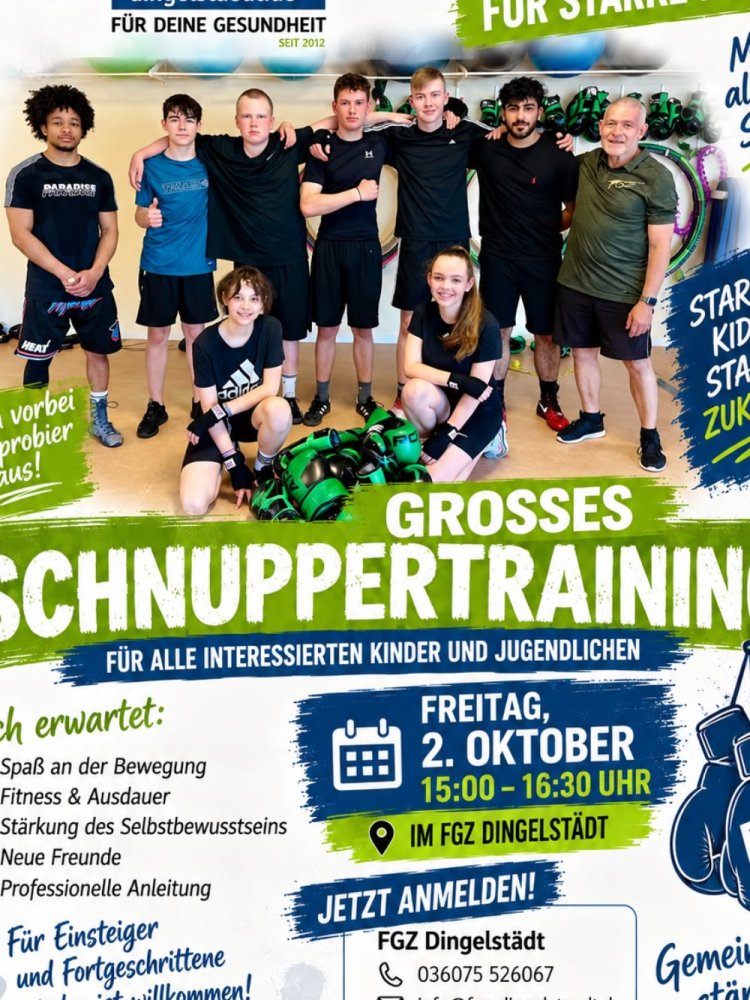 Schnuppertrainining BOX DICH FIT 